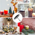 Miniatyrbilde 5 av 5: Krone Lysestake, 8 Cm Lysestake, Metall Lysestake, Julelys Plate med 8 Sorte Klips