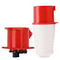 Miniatyrbilde 1 av 4: 3P+E Industriell Plug Socket 32A 3 Fase Vanntett Støvtett Plug Socket AC380V415V