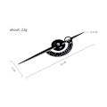Miniatyrbild 4 av 5: Ögonbryns Golden Ratio Caliper Stencil Ruler Makeup Mät Ögonbryns Guide Ruler Permanent Verktyg Calipers Tattoo Ögonbrynslinje Läpp Dubbel Skala