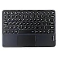 Miniatyrbilde 1 av 5: Trådløst Bluetooth-tastatur Mini 78 Taster Gaming Kontor Oppladbart Tastatur Touchpad for Pad PC Nettbrett Svart