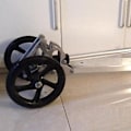 Pikkukuva 2 / 5: 2 kpl Potkulaudan pyörä 200 mm PU-materiaalista, pyörän paksuus 30 mm, ABEC-7 laakeri, potkulaudan tarvikkeet,