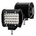 Miniatyrbilde 4 av 5: 2 stk. 4-tommers LED Bar Kjørelys LED Pods Offroad Tåkelys For Lastebil Bil