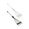Miniatyrbild 5 av 5: 5V 3-pin Förlängningskabel För Dator Moderkort 1 Hub Kabel Anslut Förlängning Argb Splitter, B