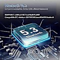 Pikkukuva 5 / 5: Usb Bluetooth Dongle -sovitin Bt 5.3 Langaton Audio Tietokonesovitin Aux 3.5 Rac Aptx Hd Adaptive Sp
