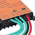 Pikkukuva 3 / 4: 12V 24V Tuuliturbiiniohjain 300W 1000W Step Up -tyyppinen MPPT PWM Tuulilatausohjain 16A