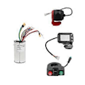 Miniatyrbild 4 av 5: 24v 250w Fällbar Scooter Controller Switch Knapp LCD Display Broms Accelerator Gasreglage Kit För El