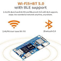 Pikkukuva 3 / 5: Zero 2W -kehityskortti, 1 Gt RAM DDR4 Mini PC, Allwinner H618 WiFi Bluetooth 5.0 Yhden kortin tietokone
