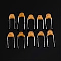 Miniatyrbillede 3 af 4: 500 stk. 10 Værdier Monolitiske Multilayer Keramiske Kondensatorer 0.1F - 10F Med Opbevaringsboks