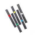 Miniatyrbillede 5 af 5: 100 stk. 5 farver SMD 0603 LED Lys Rød Grøn Blå Gul Hvid Assorteret Sæt