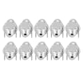 Miniatyrbillede 4 af 5: 10 stk. Termostat Termisk Kontakt Manuel Håndnulstilling Bimetallisk Chip Temperaturkontrolkontakt 10A 250V 90℃