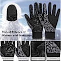 Miniatyrbild 3 av 5: Vinter Termiska Handskar Herr Dam: Varma Touchscreen Handskar För Utomhussporter