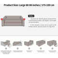 Miniatyrbilde 5 av 5: Sofaovertrekk med armlener, stretch sofaovertrekk, elastisk sofaovertrekk, universalt sofaovertrekk, sofabeskytter med 1 putetrekk