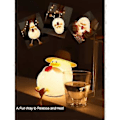 Miniatyrbillede 5 af 5: Happy Duck Natlampe til Børn, Premium Silikone Natlampe til Børn, Sød og Dæmpbar Silikonelampe til Beroligende Sengetidsstemning