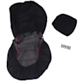 Miniatyrbild 2 av 5: Fram Bilsöverdrag Fram Airbag Redo Sport Bucket Överdrag, 2-delars Set Bilöverdrag (svart + Röd)