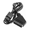 Pikkukuva 1 / 5: SCART AV-kaapeli Liitäntäjohto Johto Johto Peliohjain Konsolitarvikkeet Universaali N64 SNES SFC GC AV-kaapeli Musta