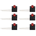 Miniatyrbillede 2 af 5: 100 stk. LED-holder 3 mm lampeskærm 90 graders bøjning med lette industrielle kontrolkomponenter, rødt lys
