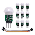 Miniatyrbild 1 av 5: 10st Am312 Mini Människosensormodul -sr312 Ir Pyroelektrisk Infraröd Pir Rörelsesensordetektor Mod