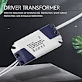 Miniatyrbillede 2 af 5: AC 90-240V til 9-12V 3W Konstant Strøm LED Strip Driver Transformer