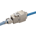 Miniatyrbild 2 av 5: 12x Keystone-modul Cat 6a - stp-kontakt - skärmad RJ45, montering, snäppfäste, bar kabel Cat 500 MHz, 10 Gbps