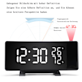 Miniatyrbild 4 av 5: Digital väckarklockradio - projektionsväckarklocka - 7 knappar - 2 väckarklockor - väckarklocka med projektion och ljus - automatisk dimmer - 15 FM-radiokanaler