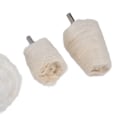 Miniatyrbild 4 av 8: 10-pack Poleringshuvud Bomullsfilt Buffinghjul Verktygssats för Metall Marmor Glas