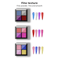 Miniatyrbild 8 av 8: Nagelpulver Set, Solid Spegeleffekt Ultrafint Pulver Manikyr DIY Hack, Bred Användning För UV Gel Naglar, 3st (12 Sorter Pulver)
