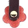 Miniatyrbild 5 av 8: 10 set läder D-ringar för handväska äkta läder oskadade D-ringar handväsktillverkningstillbehör för läder crossbody-väska hantverk röda guldfärgade tillbehör