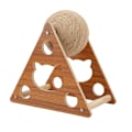 Miniatyrbild 8 av 8: Högkvalitativ Klösbräda för Katter, Enkel Installation, Solid Gul Sisal Klösleksak för Små Raser, Förbättrar Inredning &amp; Klornas Hälsa