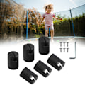 Miniatyrbild 7 av 7: Trampolinskydd Uppgradering, Skruv för Platt Stålplåt Säkerställer Stabilitet, Kompatibilitet med Toppringsystem, Slitstarkt ABS-Material, Praktiskt Tillbehör