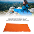 Miniatyrbild 7 av 8: Sovsäckslakan Supertjockt Fleece Mjukt Sovsäckslakan Filt för Camping Resor Ryggsäck Rödaktig Orange
