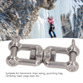 Miniatyrbild 8 av 8: 304 Rostfritt Stål Dubbelkäft Shackle Rostfri Universell Käftankare Anslutningskontakt för Hårdvarulyftanslutning 10mm / 0,4in