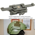 Miniatyrbild 8 av 8: Contour HD Action Camera Adapter Mount Kamera Snabbfäste Rail Adapter Mount Snabbfäste Hjälm Guide Bracket Mount Grå
