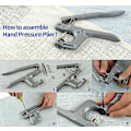 Miniatyrbild 4 av 4: Tryckknappar med SNAPS-tång, 360 set T5 tryckknappar i 24 färger för DIY-hantverk (tryckknappar med SNAPS-tång)