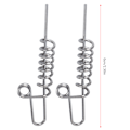 Miniatyrbild 5 av 5: Mjukt fiskebete-anslutningsmaskar Lock Lock Fixed Pin Fiskebeten TillbehörStor storlek (cirka 6 cm/2,4 tum)