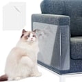 Miniatyrbild 1 av 5: Soffskydd, Möbelskydd mot Katters Rivning Dubbelsidigt Kattskrapskydd för Möbler, Effektivt för Soffor, Divaner och Stolar (Set