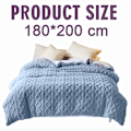 Miniatyrbild 5 av 5: Kashmir Täcke Enkel Del Multifunktionell Filt Taff Kashmir Lammskinn Dubbelsidig Fleece Täcke Höst och Vinter Tjock Fleece