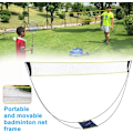 Miniatyrbild 3 av 5: Justerbart Tennisnät i Höjd, Portabelt Badmintonset För Oöverträffad Mångsidighet, Från Intima Sammankomster Till Tävlingsmatcher