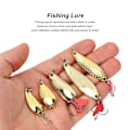 Miniatyrbild 4 av 8: 10PCS/Set Sequin Hard Lure Metal Artificial Simulation Spoon Bait Fishing Tackle Box