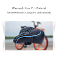 Miniatyrbild 4 av 5: Ergonomisk Design Cykelsadel, Bekväm Cykelsadelkudde, Högdensitets Memory Foam för Kvinnor & Män, Ventilerande Ihålig Skåra Överdimensionerad Tjock Design