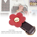 Miniatyrbild 7 av 8: 10 set läder D-ringar för handväska äkta läder oskadade D-ringar handväsktillverkningstillbehör för läder crossbody-väska hantverk röda guldfärgade tillbehör