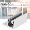 Miniatyrbild 5 av 8: 4 st dörrgolvrullstyrning gungstopp positioner justerbart hjul för automatisk induktionsdörr