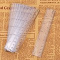 Miniatyrbild 2 av 4: 10 PACK Genomskinlig Plastlinjal 15cm 6 Tum Rak Linjal Transparent Plastlinjal Kit Mätverktyg för Student Skola Kontor