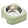Miniatyrbild 1 av 8: Elegant Matskål för Husdjur, Rostfritt Stål Kattmatskål Set Säkerställer Hygienisk Matning, Tre-I-Ett Design För Bekväm Måltidshantering,