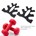 Miniatyrbild 4 av 8: Ergonomisk Design Hantelställ i Plast 3 Våningar, Bred Användning För Hemmakontor Gym, Kompakt Storlek Orubblig Stabilitet, Snabb Montering