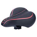 Miniatyrbild 2 av 5: Ergonomisk Design Cykelsadel, Bekväm Cykelsadelkudde, Högdensitets Memory Foam för Kvinnor & Män, Ventilerande Ihålig Skåra Överdimensionerad Tjock Design