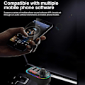 Miniatyrbild 8 av 9: Bluetooth FM-sändare för bil, Bluetooth 5.0 bilsändare, trådlös radio, bilsändaradapterkit, handsfree-samtal