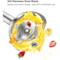Miniatyrbild 4 av 9: Stavmixer, 150 Watt 5-i-1 Immersion Multi-Purpose Stick Blender med Äggvisp, med Matkvarn