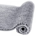 Miniatyrbild 1 av 5: Super Shaggy Mjuk Fluffig Plysch Badrumsmatta, Tjock Plysch Halkfri Mikrofiber Badmatta, Torkar Snabbt För Badrum Badkar Sovrum