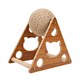 Miniatyrbild 5 av 8: Högkvalitativ Klösbräda för Katter, Enkel Installation, Solid Gul Sisal Klösleksak för Små Raser, Förbättrar Inredning &amp; Klornas Hälsa