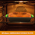 Miniatyrbild 3 av 6: Brödform i silikon, med 10 muffinsformar i silikonformar, limpform bakform för kungstårta/toast/bröd, rektangulär,